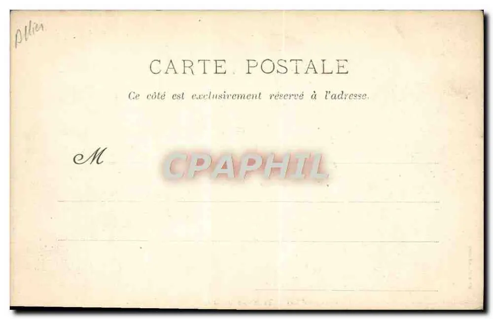 Lapalisse (Allier) — Grabmal der Kapelle des Schlosses — Dravert, Verlag - Rückseite