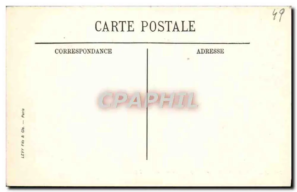 Angers — A Prefeitura — Arcos romanos — LL. - Verso