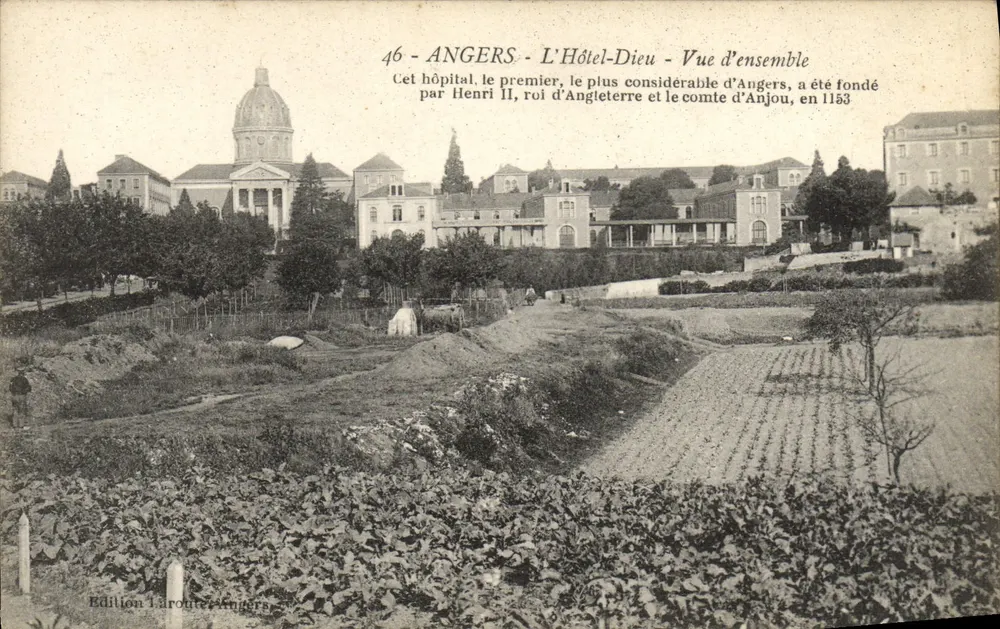 Angers - Das Hôtel-Dieu - Gesamtaufnahme — Edition L'Aroutier, Angers, Nr. 46 - Vorderseite