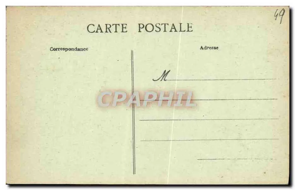 Angers - Das Hôtel-Dieu - Gesamtaufnahme — Edition L'Aroutier, Angers, Nr. 46 - Rückseite