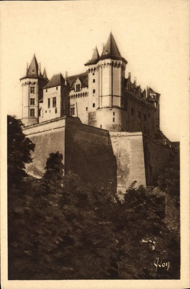 Castelo de Saumur — Os Castelos da Loire — Edições de Arte YVON - Frente