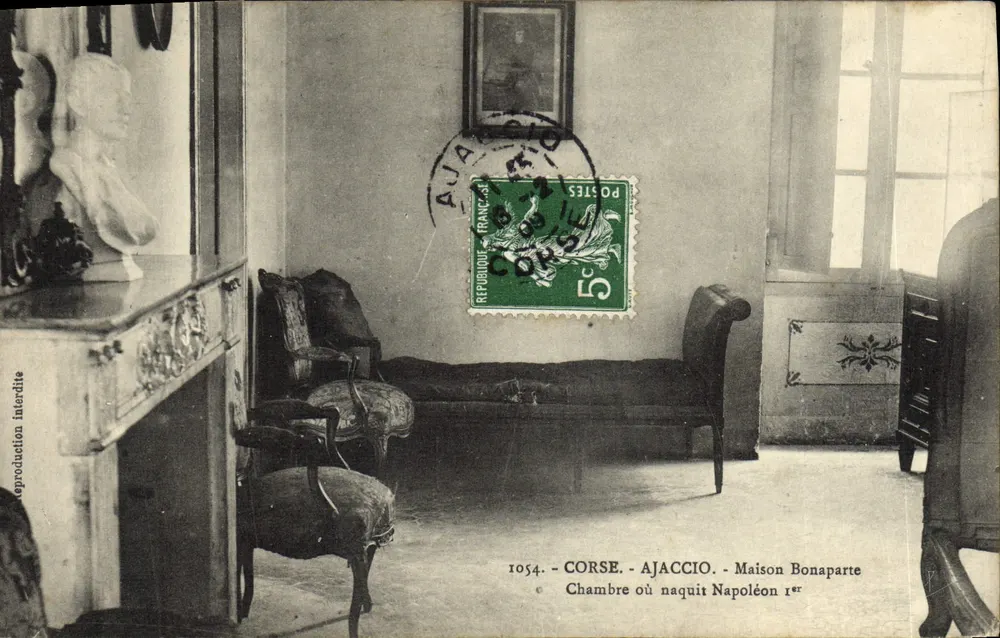 Korsika - Ajaccio - Haus Bonaparte - Zimmer, in dem Napoleon I. geboren wurde - Vorderseite