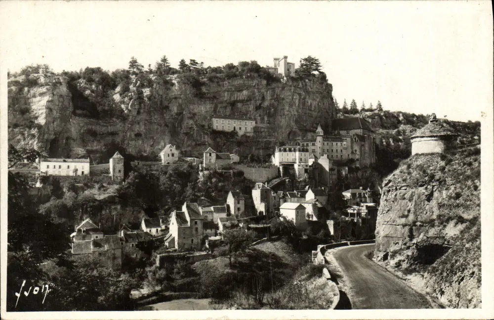Rocamadour — Allgemeiner Blick, westliche Seite — J. Volp - Vorderseite