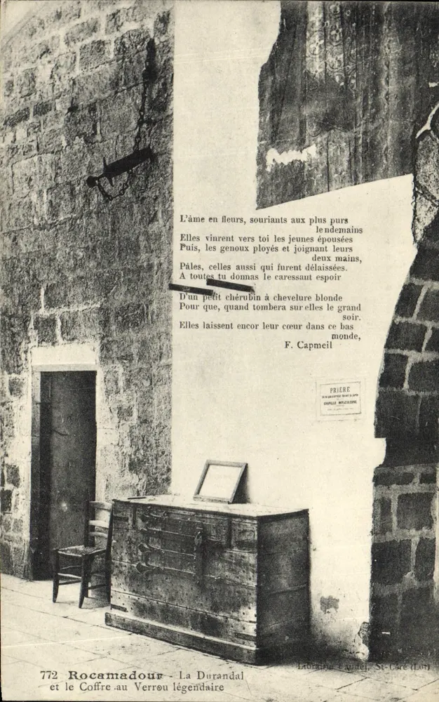 Rocamadour - Die Durandal und das legendäre Schlosskästchen — Librairie F. Lajoul, St-Carc (Lot) - Vorderseite