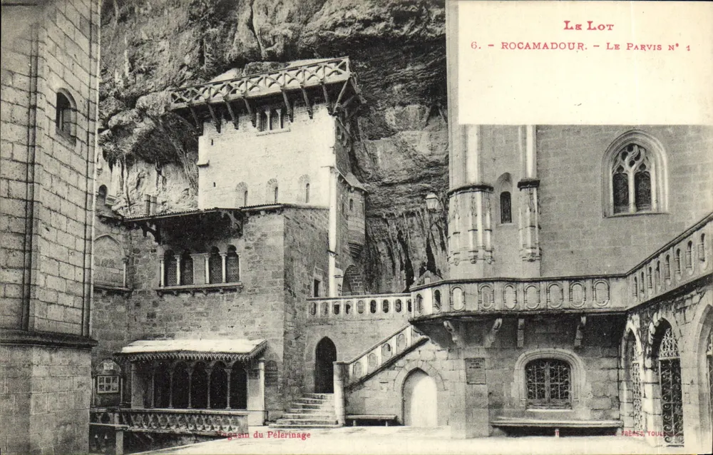 Rocamadour — O Pátio N° 1 — Frères Toulouse - Frente