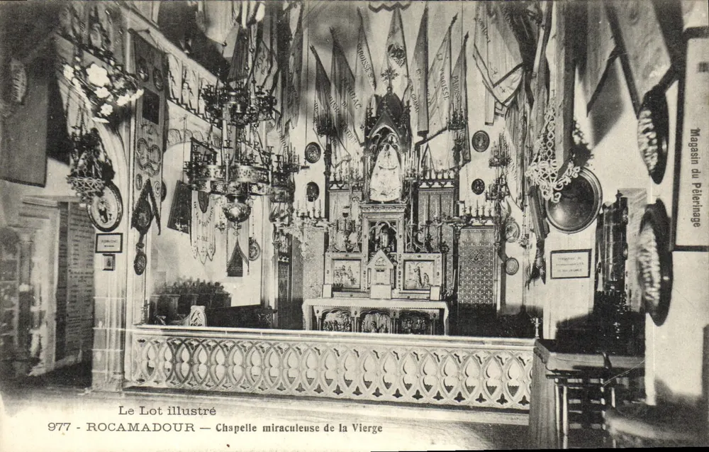 Rocamadour — Mirakelkapelle der Jungfrau — Le Lot illustré, n° 977 - Vorderseite