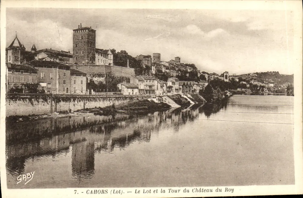 Cahors (Lot) — Der Lot und die Turm des Schlosses des Königs — Verlag SABY - Vorderseite