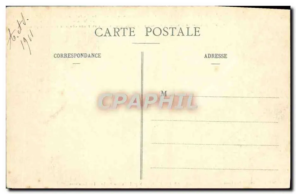 Die Treppen der Kirche Sainte-Barbe - LE FAOUET - Sammlung H. Laurent, Port-Louis - Rückseite