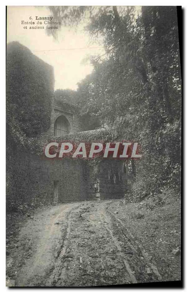 Lassay — Eingänge zum Schloss und alte Gräben — Edit. Gard-imp.-Librairie - Vorderseite