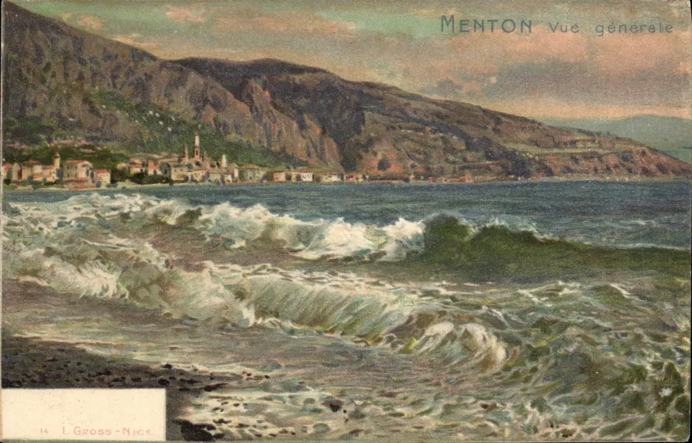 Menton — Vista geral — I. Gross-Nice, n°14 - Frente
