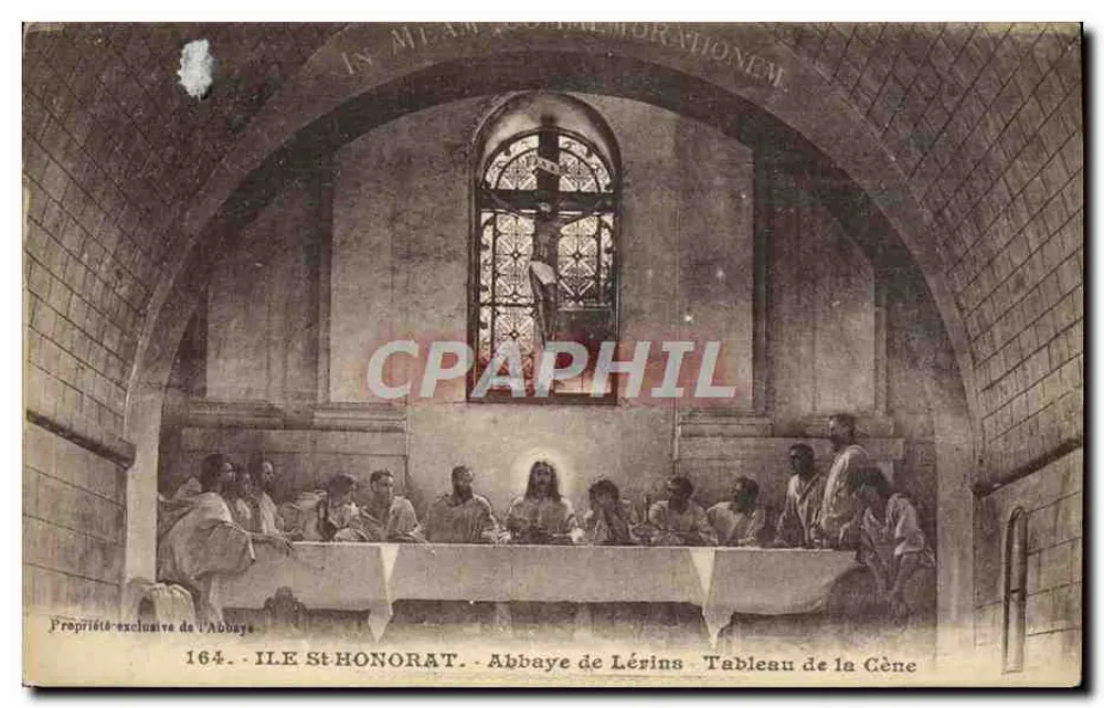 Abbaye de Lérins — Tableau de la Cène — Exklusive Eigentümerin der Abtei - Vorderseite