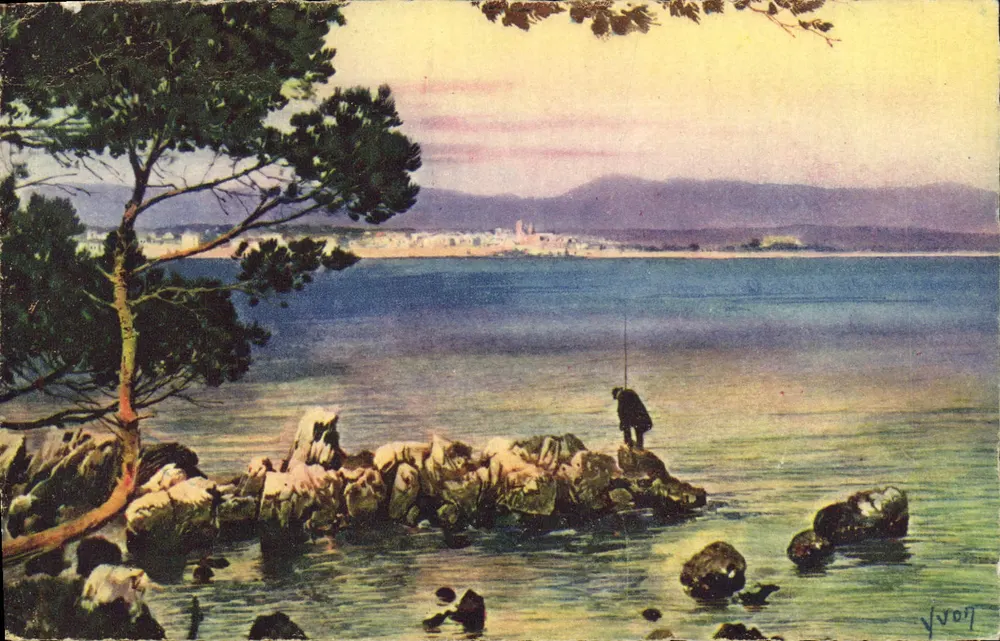 L'Anse Saint-Roch — Antibes — Éditions d'Art Yvon - Vorderseite