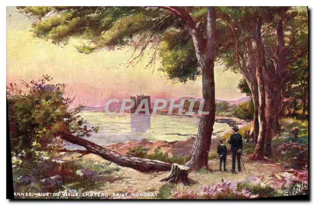 Annesi — Ansicht des alten Schlosses Saint-Honorat — edition Gilette - Vorderseite