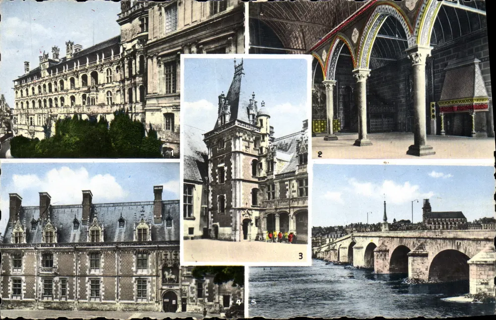 Castelo de Cheverny — Fachadas, Sala dos Estados, Ponte sobre a Loire — Editor: Veritable Photo - Frente