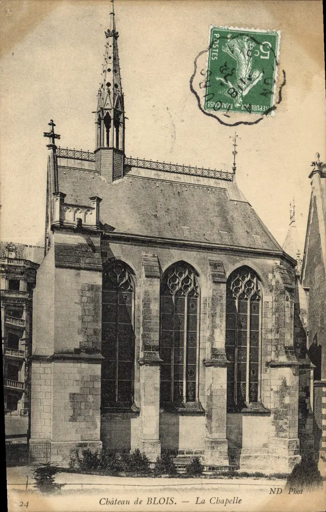 Château de BLOIS — La Chapelle — ND Phot - Frente