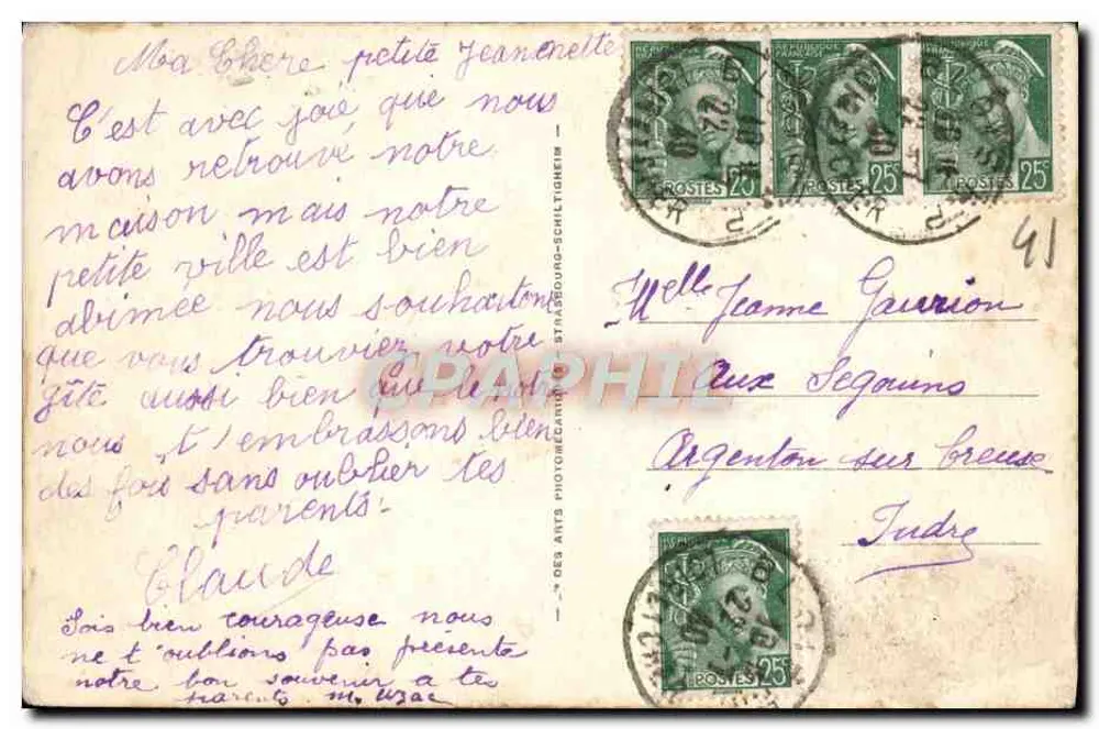 Blois — Vista geral — Celp, N°D 413 - Verso