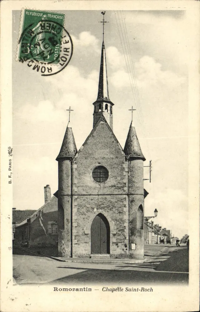 Romorantin — Capela São Roque — B.F., Paris - Frente