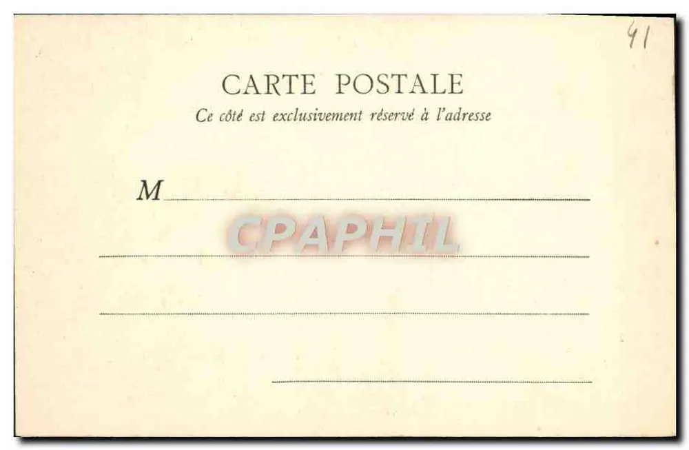 Romorantin — Het Hotel-Dieu — B. E. Baud — n° 41 - Achterkant