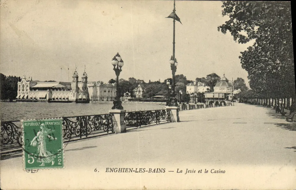 Enghien-les-Bains — Die Mole und das Casino - Vorderseite
