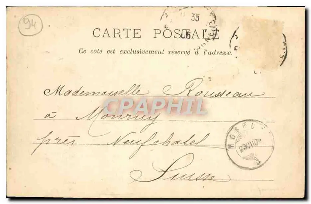 Vincennes — Caserne dos Dragões — P. Marmuse, Paris, n°17 - Verso