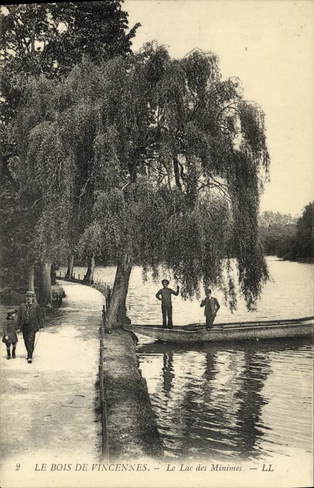 Der Bois de Vincennes — Der Lac des Minimes — LL - Vorderseite
