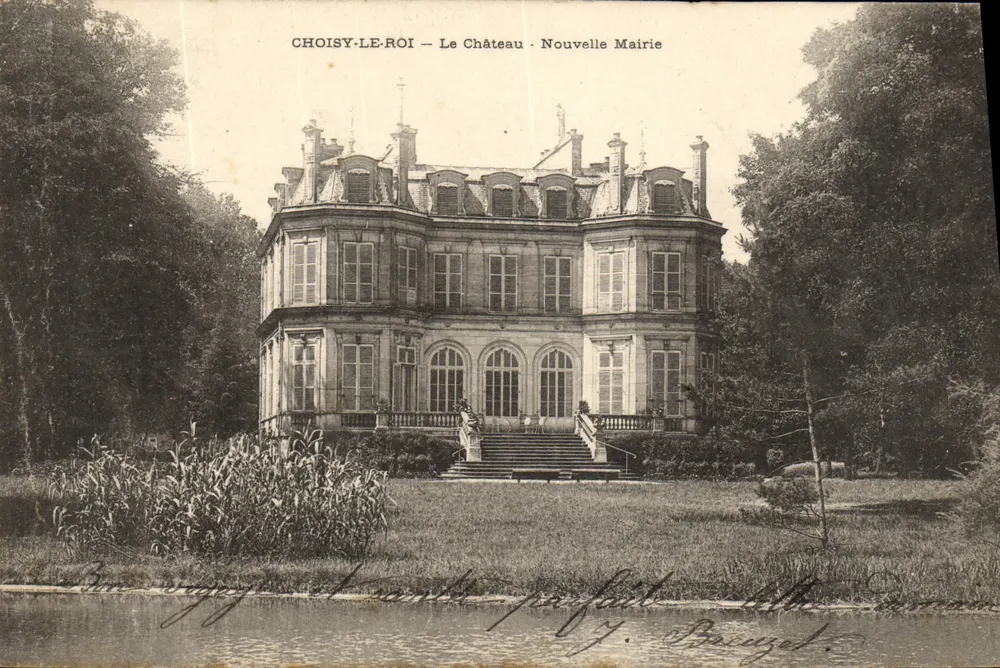Choisy-le-Roi — Das Schloss - Neue Rathaus — Verlag J. Bauruzet - Vorderseite