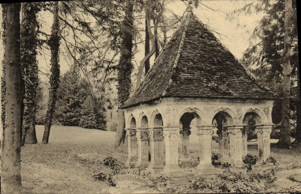 Abtei Vaux-de-Cernay — Fontäne Saint-Thibault — Verlag Cernay - Vorderseite