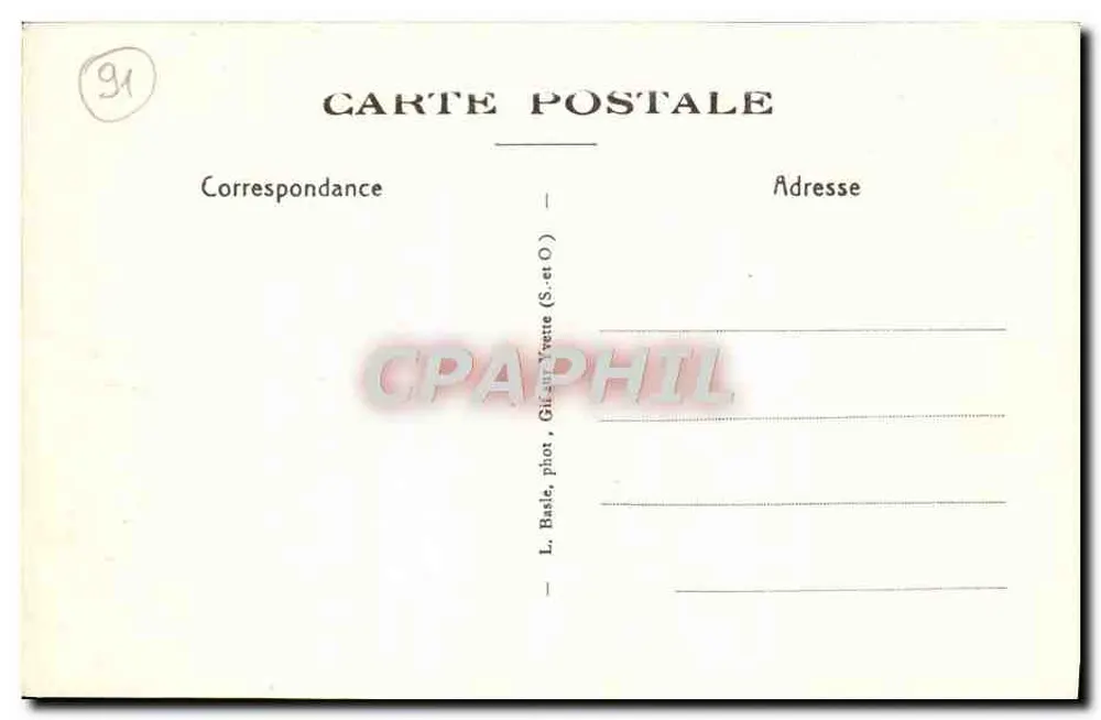 GIF-sur-YVETTE — Die Abtei, Äußeres der Kapelle — L. Basle, phot. (S.-et-O.) - Rückseite