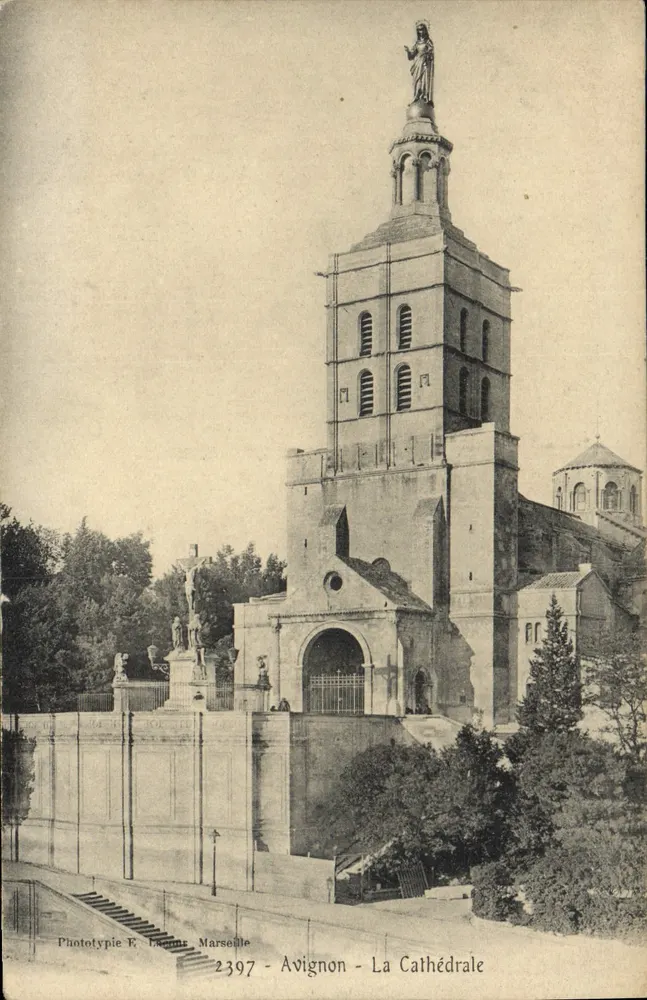Avignon - A Catedral — Fototipia E. Lamas, Marselha, n° 2397 - Frente