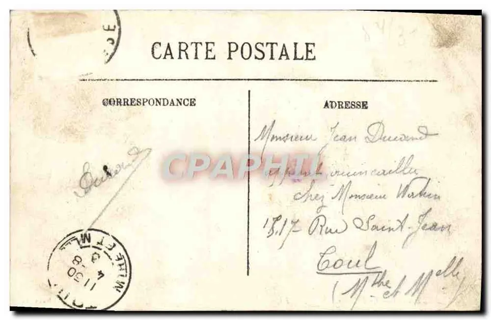 Avignon — O Palácio dos Papas — LL. — Sélecta, n°50 - Verso
