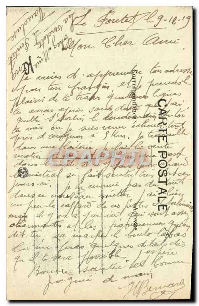 Avignon — Igreja de Nossa Senhora e o Palácio — Édit Servel, Antonon, n°15 - Verso