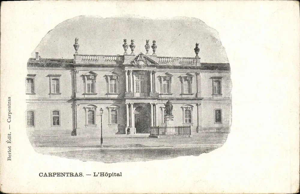 Carpentras — Szpital — Berlot Wyd. Carpentras - Awers