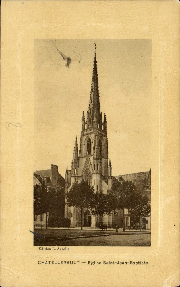 Châtellerault — Église Saint-Jean-Baptiste — Édition L. Auzolle - Awers