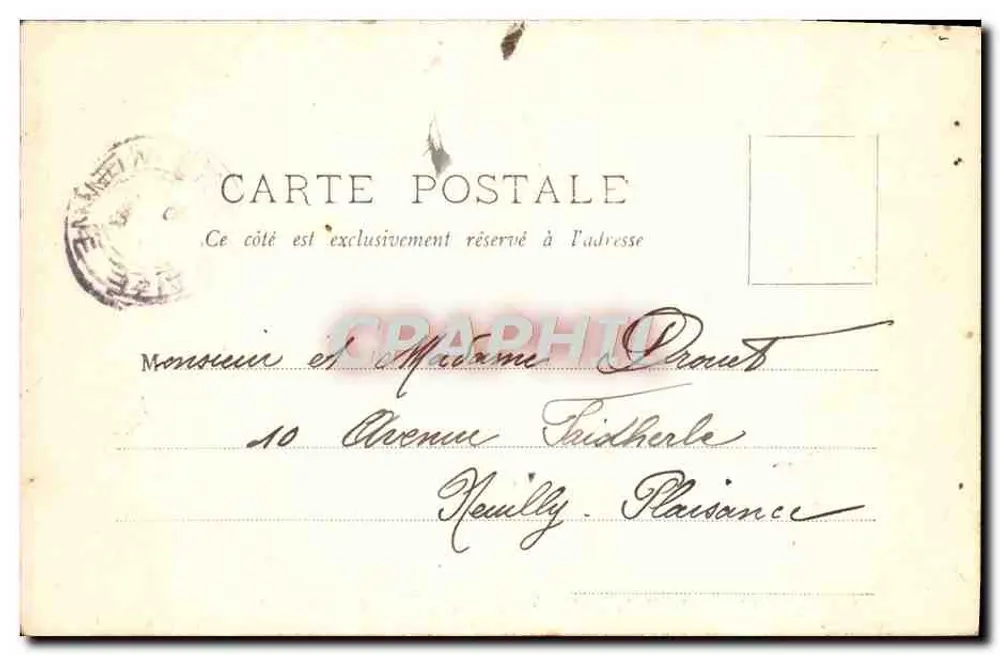 Lhommaize (Vienne) — Chaussette de l'Étang du Château de Verrières — Jules Robuchon, Fot. em Poitiers - Verso