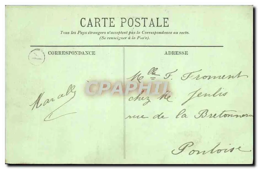 Poitiers — Tal des Clain — Ansicht vom Blossac-Garten — LL. — n° 139 - Rückseite
