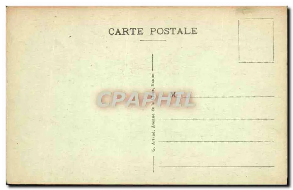 Poitiers - A Catedral de São Pedro (séculos XII e XIII) — editor G. Arnaud, Nantes, n° 25 - Verso