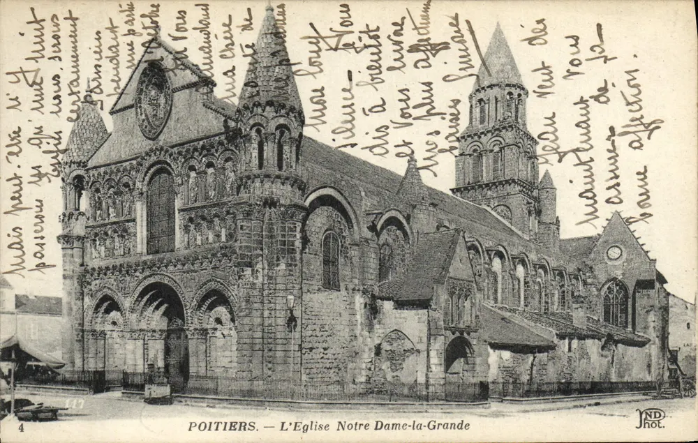Poitiers — Die Kirche Notre-Dame-la-Grande — ND Hot, n° 4 - Vorderseite