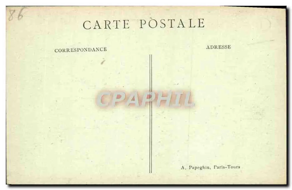 Poitiers (Vienne) — O Palácio de Justiça — A.P. - Verso