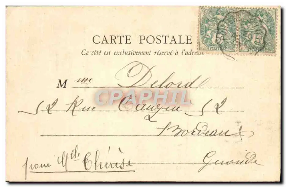 Poitiers (Vienne) — Der Place d'Armes und das Rathaus — Robuchon, phot. Poitiers — 46 - Rückseite