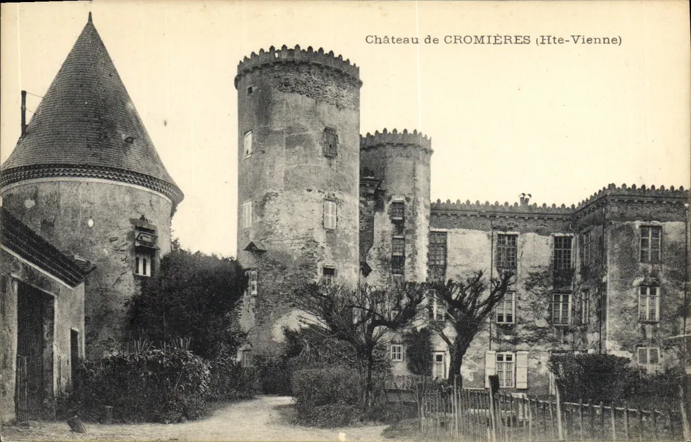 Castelo de Cromières — Hte-Vienne — editor não identificado - Frente