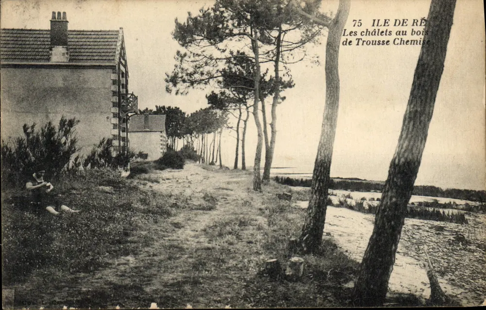 Die Chalets im Trousse-Wald — Ile de Ré — Verlag unbekannt, n° 75 - Vorderseite