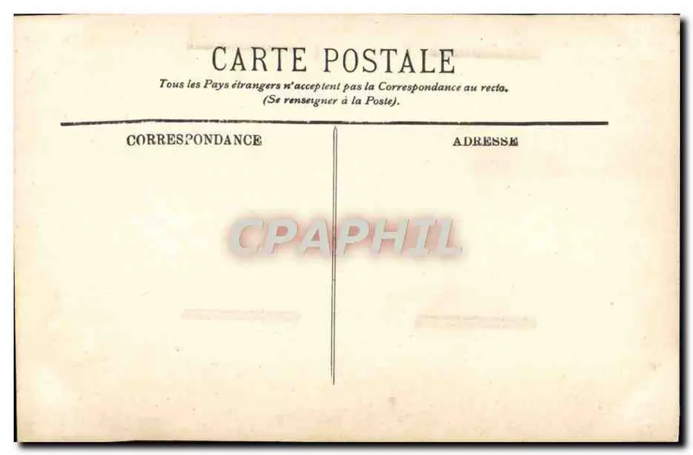 Les Sables-d'Olonne — Les Rochers du Rocher — editor desconhecido, n° 105 - Verso