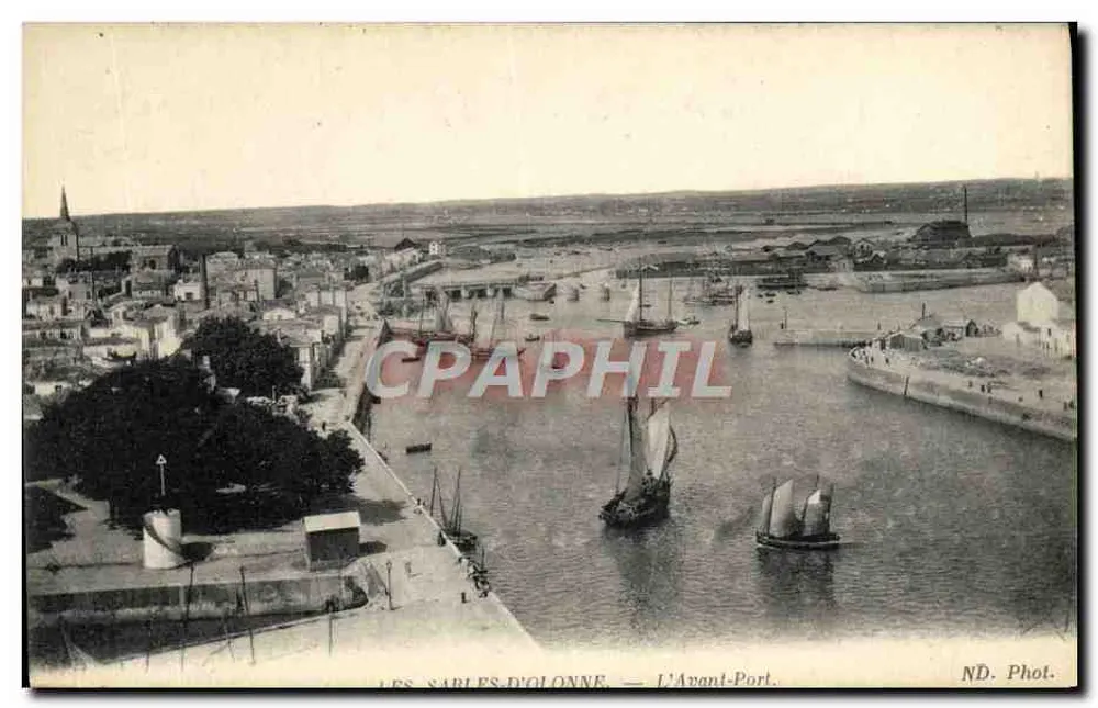 Les Sables-d'Olonne — O Porto Antigo — ND. Fot. - Frente
