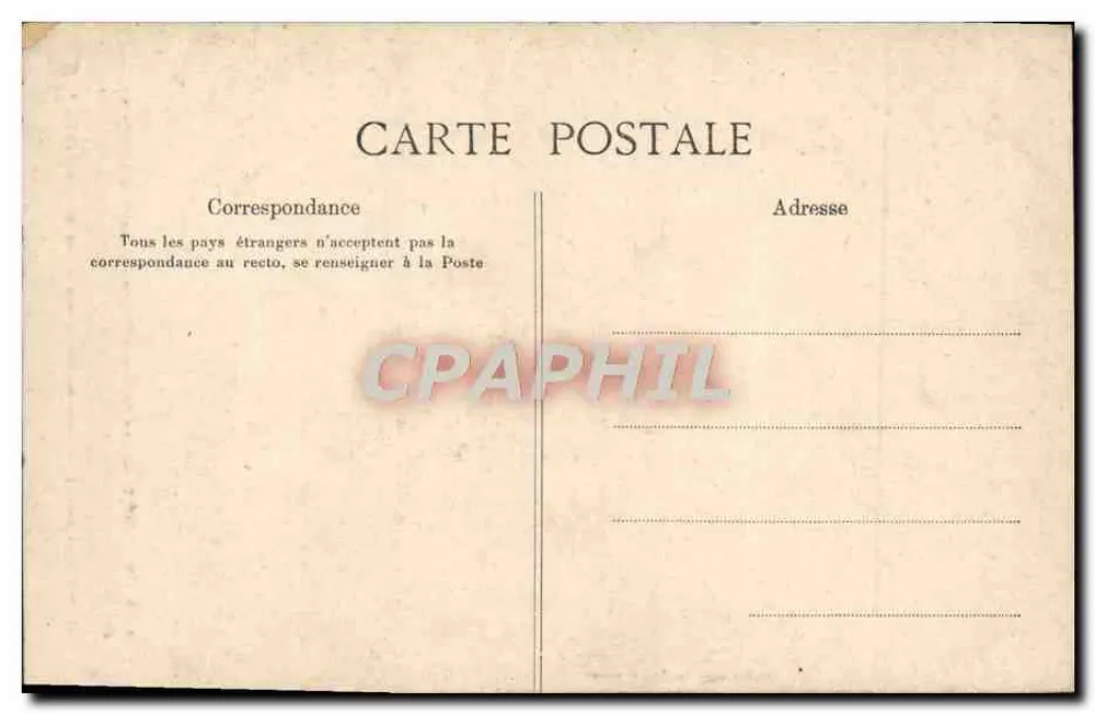 VENDÉE — Les Sables-d'Olonne — O Poço do Inferno — A Baía da Gouffre — Editor L. Lanoë, n°400 - Verso