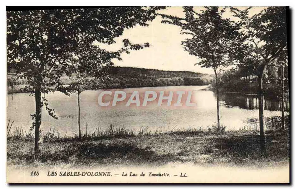 Les Sables-d'Olonne — O Lago de Tanchette — LL. — n°115 - Frente