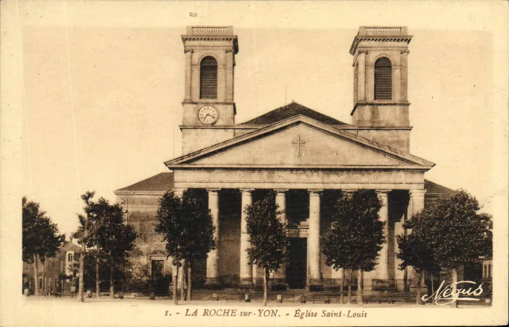 La Roche-sur-Yon - Igreja de São Luís — editor Mérus, n°1 - Frente