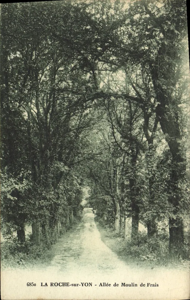 LA ROCHE-sur-YON - Allée de Moulin de Frais — Verlag B. Liergervin, n° 6850 - Vorderseite