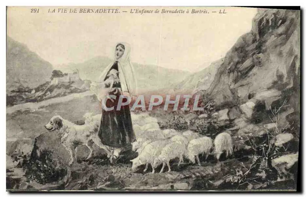 Die Kindheit von Bernadette in Bartrès — LL. — Nr. 291 - Vorderseite