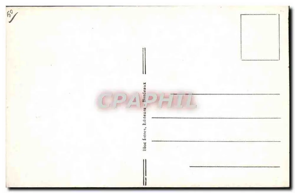 Interior da Catedral — Montauban — B.R. n°20 - Verso