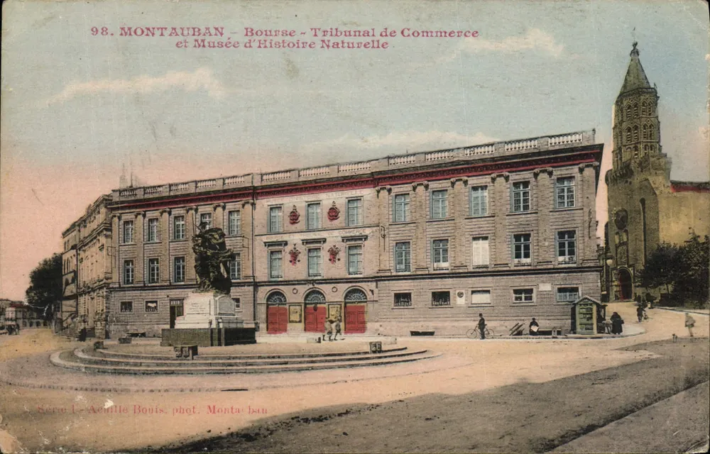 Montauban — Bourse, Tribunal de Commerce et Musée d'Histoire Naturelle — Acrille Bonis, phot. Montauban - Vorderseite